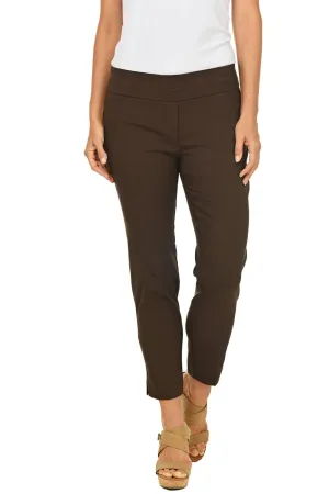 069- Zac and Rachel Chocolate Slim Ankle Pant