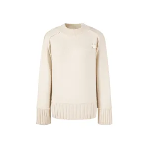13DE MARZO Bear Embossment Sweater