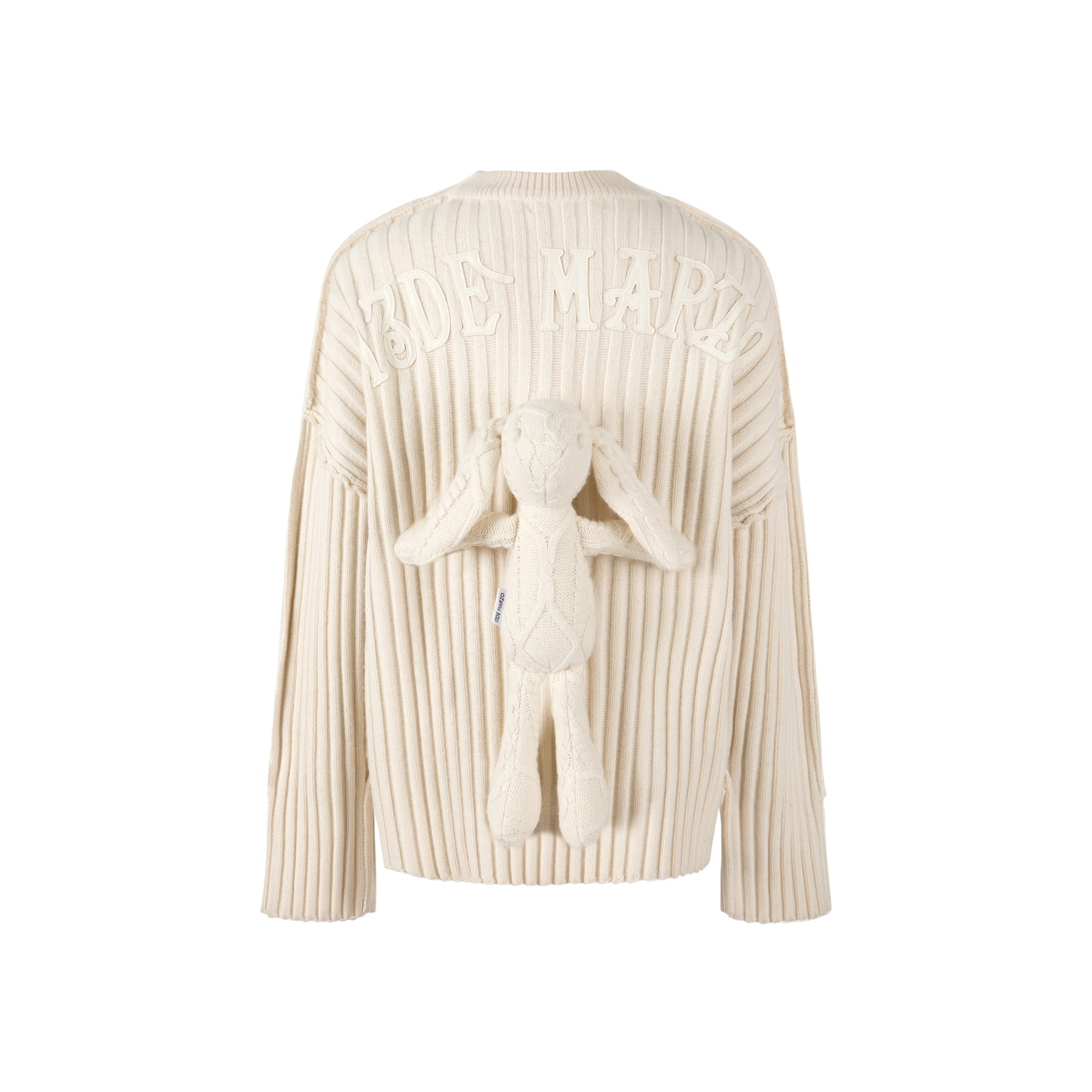 13DE MARZO Bear Embossment Sweater