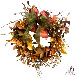 23” "Whispers of Fall" Signature Fall Wreath