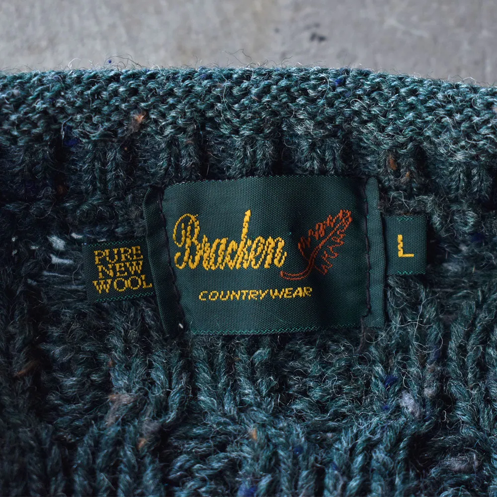 90’s Bracken フィッシャーマン アランセーター 231031H