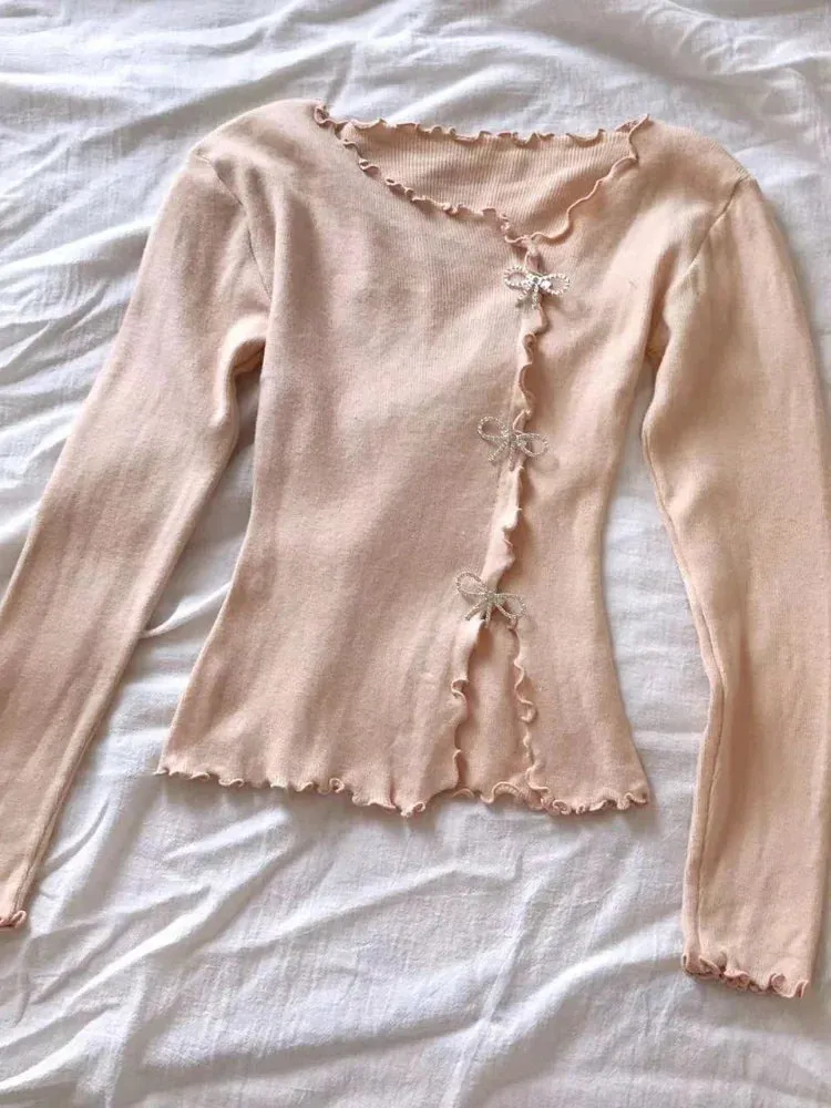 Adelina - Charming Bowknot Sweater for Women