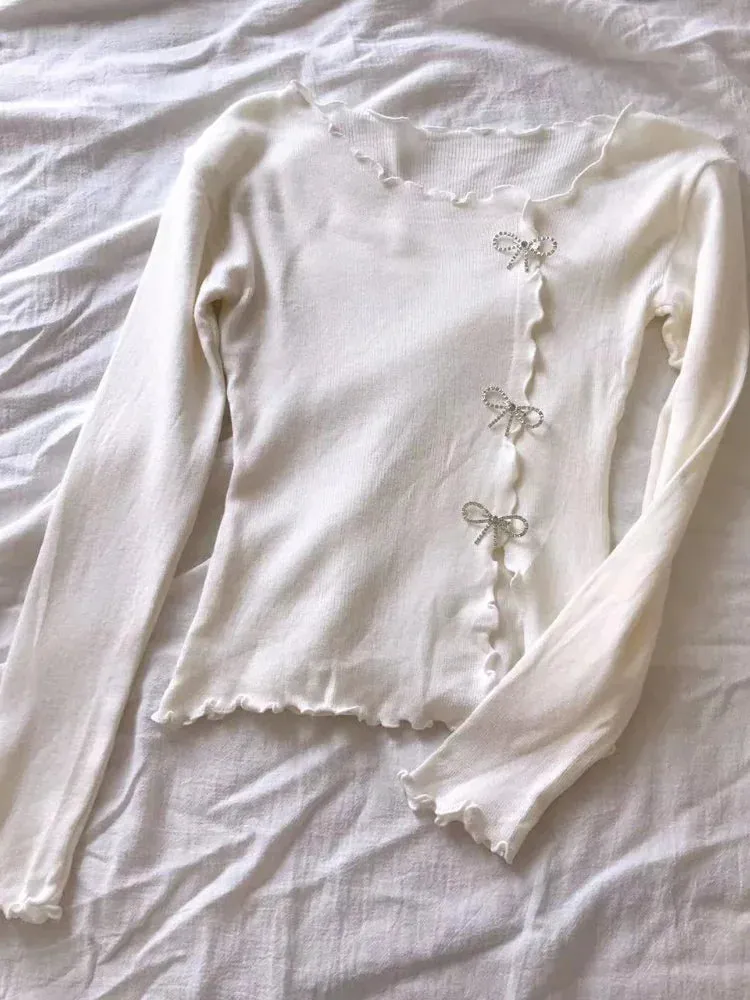 Adelina - Charming Bowknot Sweater for Women