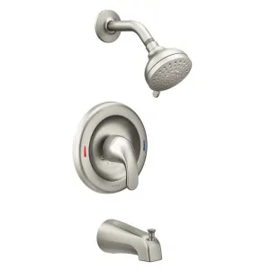 Adler Tub And Shower Faucet, Brushed Nickel
