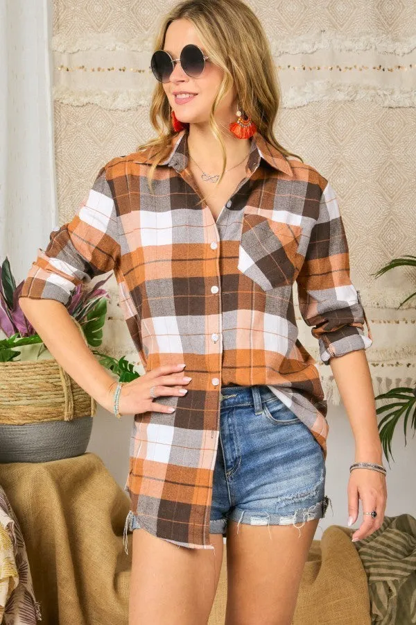 Adorable plaid flannel