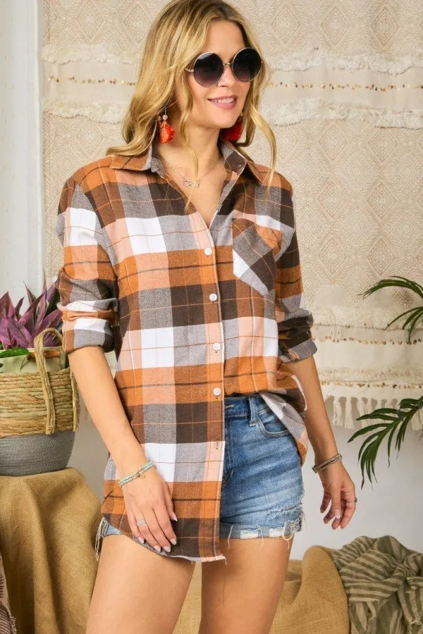Adorable plaid flannel