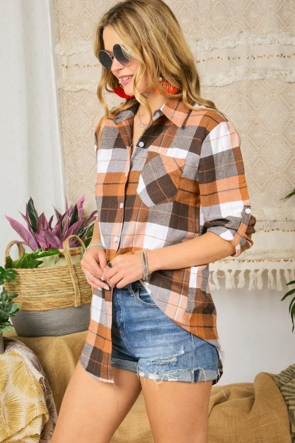 Adorable plaid flannel