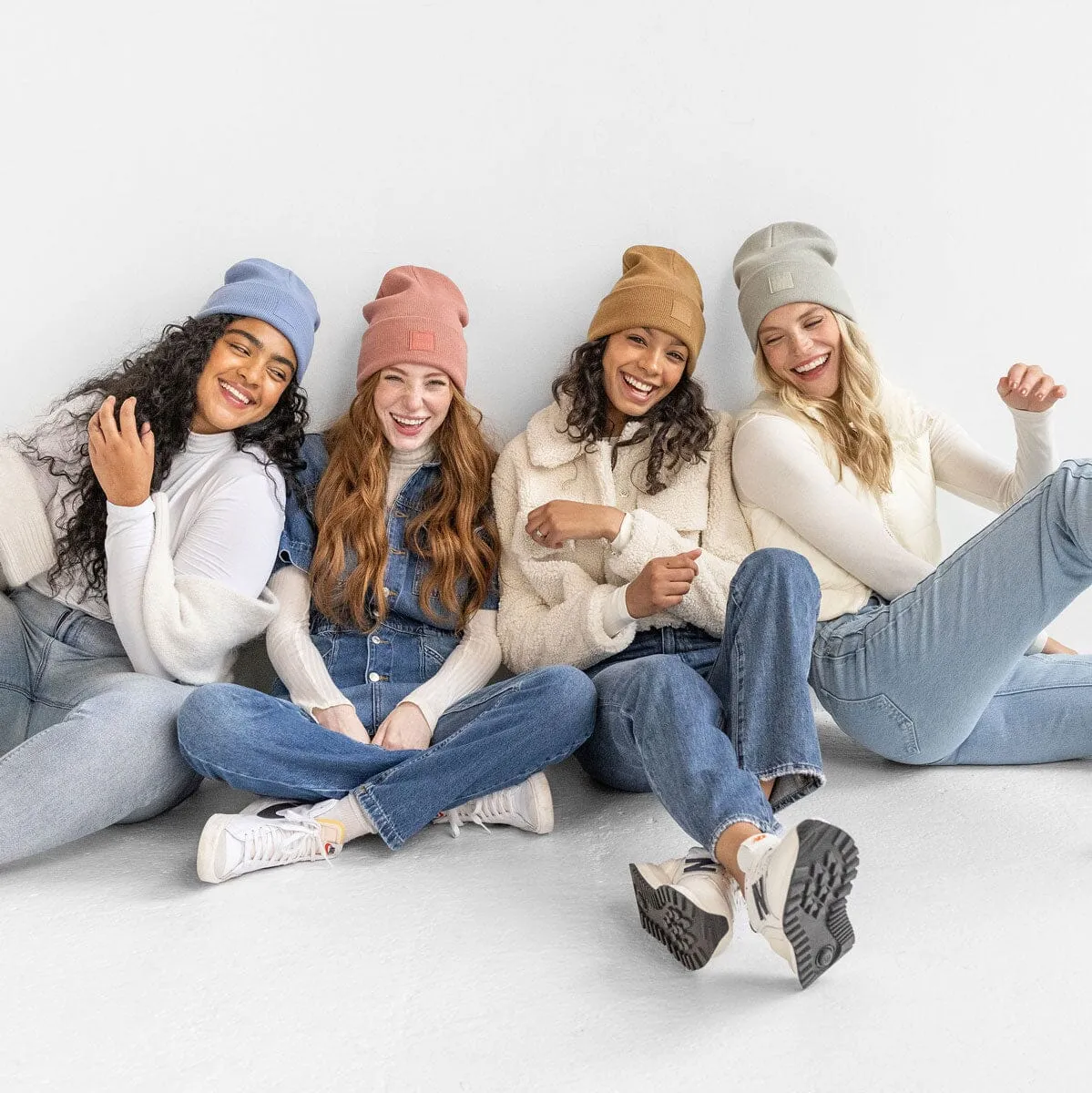 Adult Mad Hatter Knit Cuff Beanie - Fog