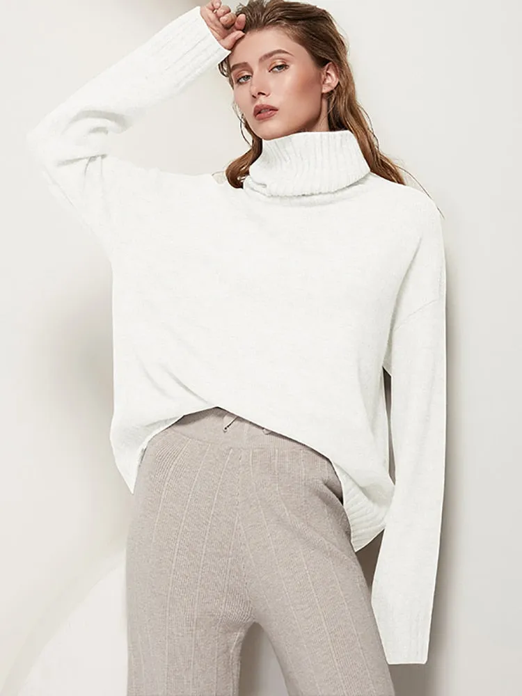 Aerie Casual Turtleneck Wool Sweaters - 22 Colors