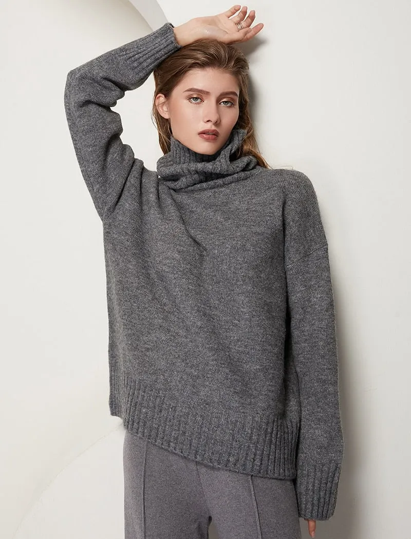 Aerie Casual Turtleneck Wool Sweaters - 22 Colors