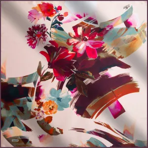 Aker Gloria Turkish Silk Scarf No. 91