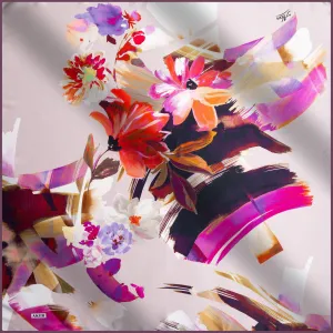 Aker Gloria Turkish Silk Scarf No. 92