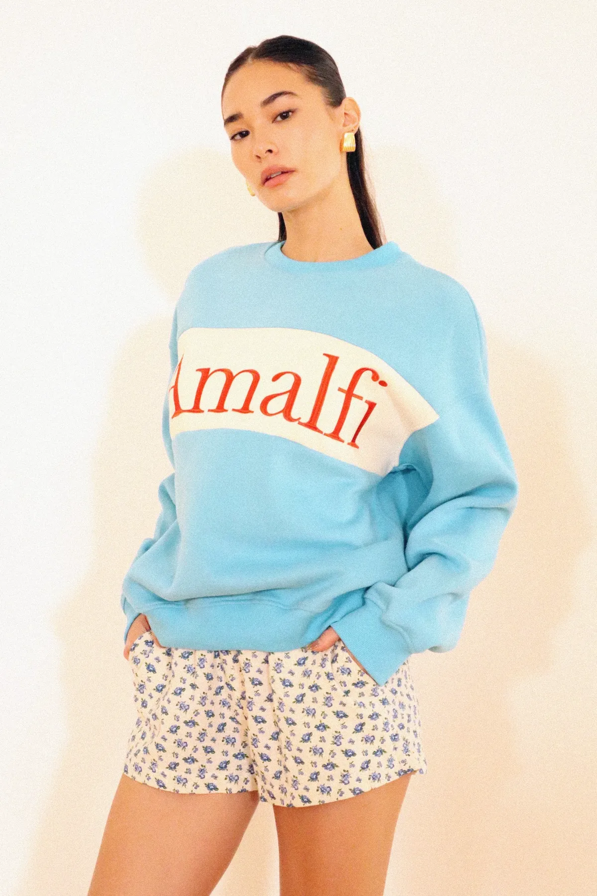 Amalfi Embroidery Sweatshirt