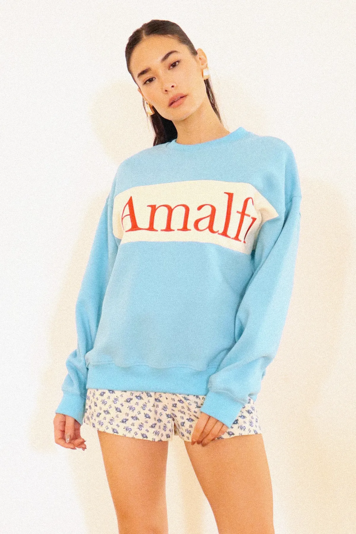 Amalfi Embroidery Sweatshirt