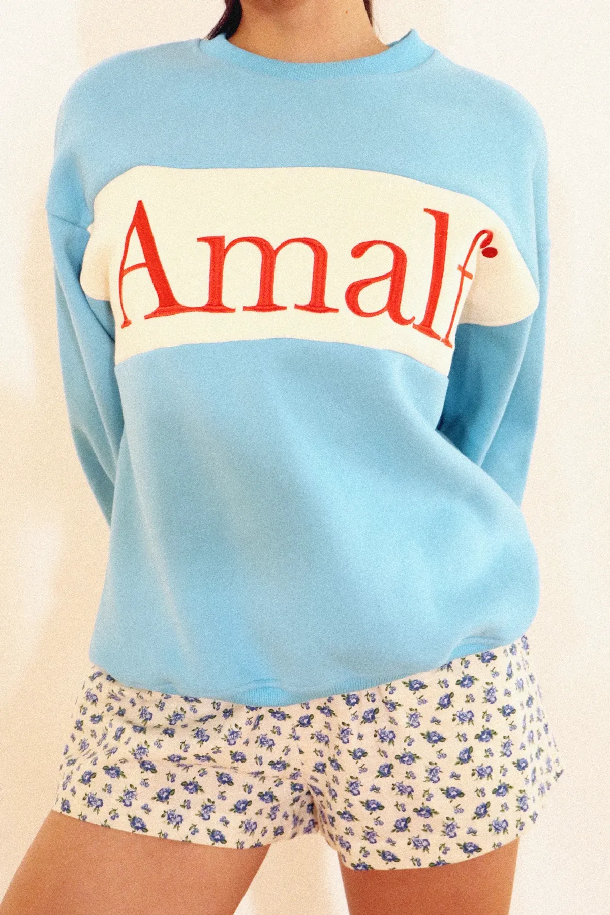 Amalfi Embroidery Sweatshirt