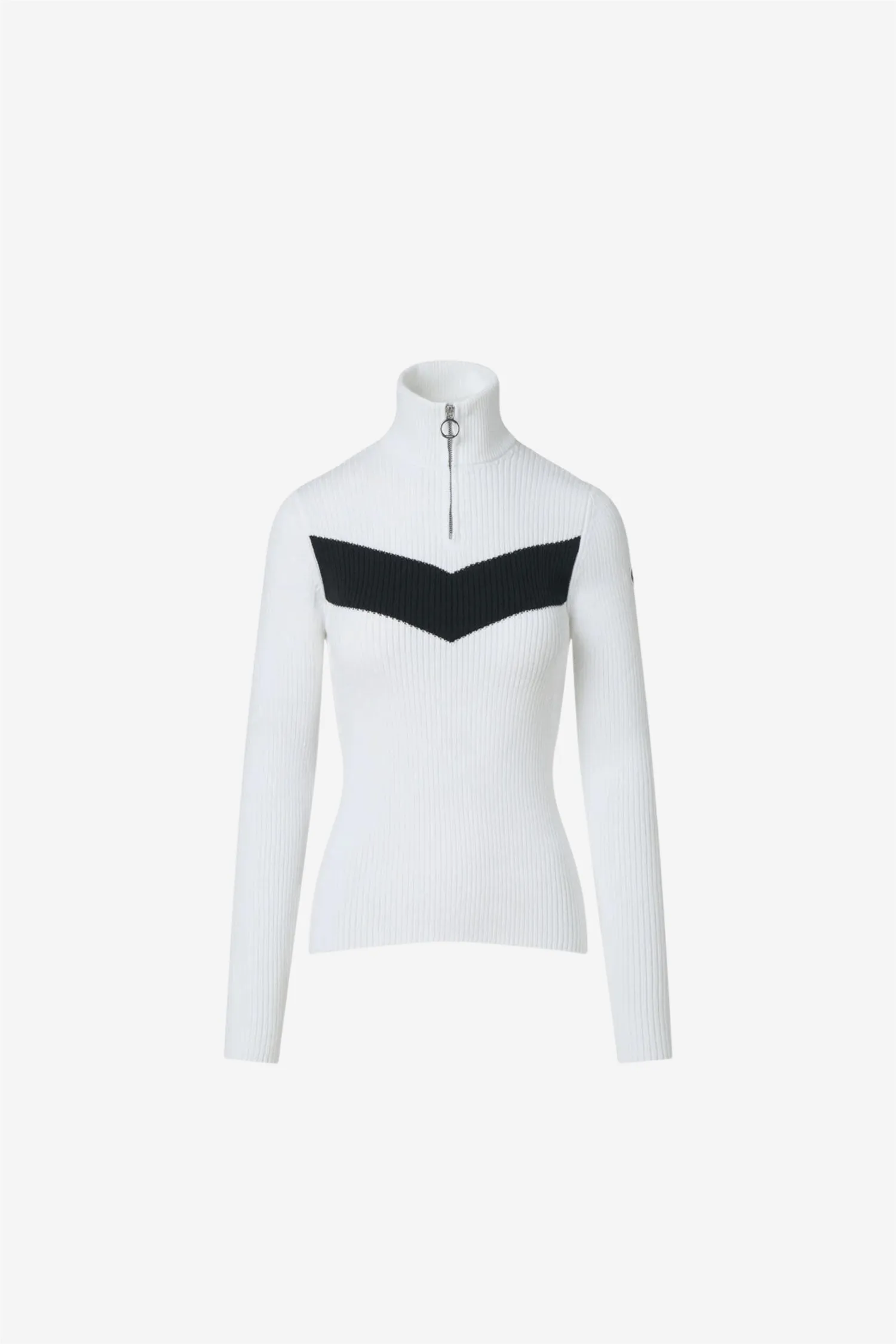 Andromede knit sweater Neige/Noir