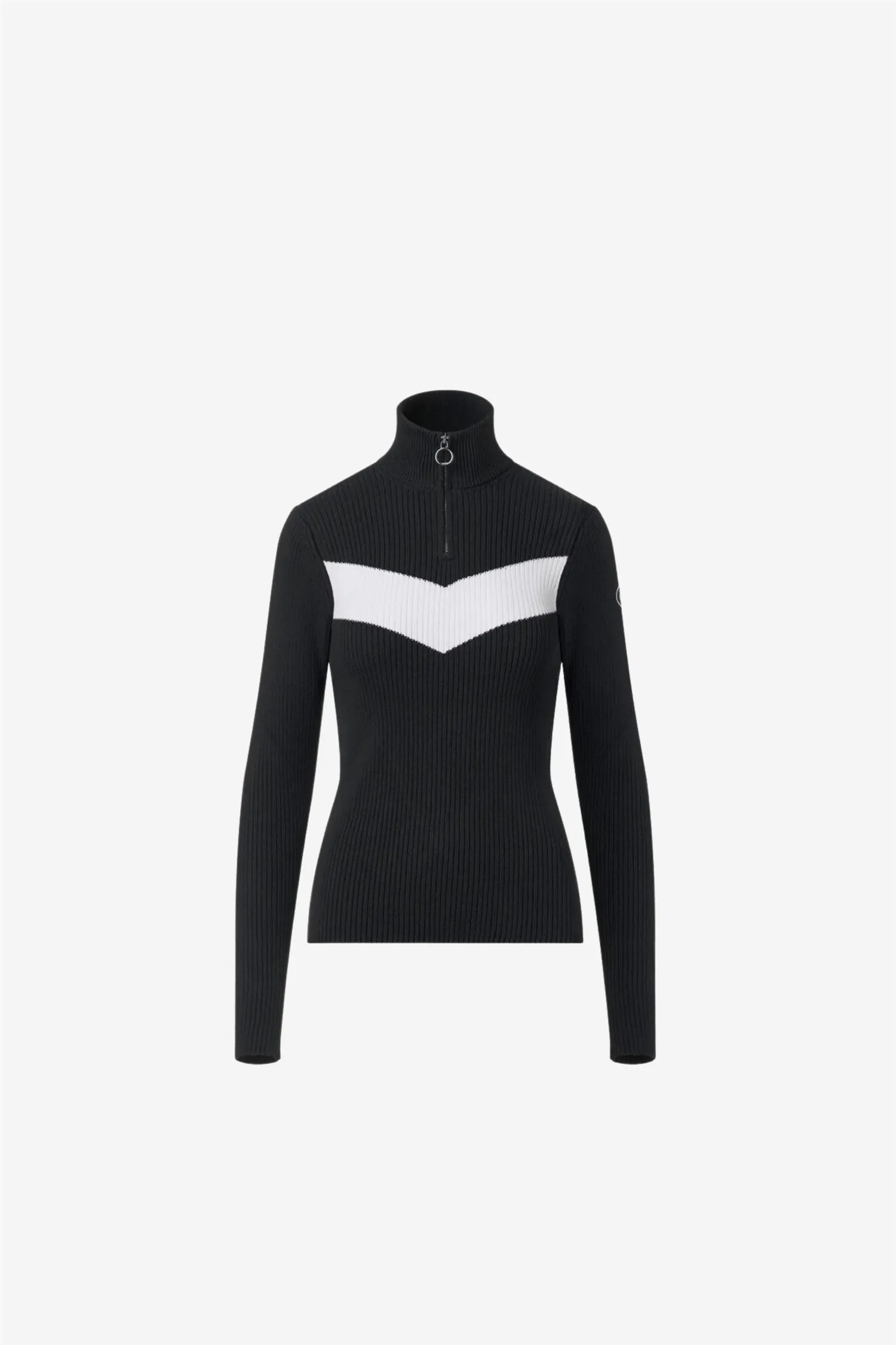 Andromede knit sweater Noir/Neige