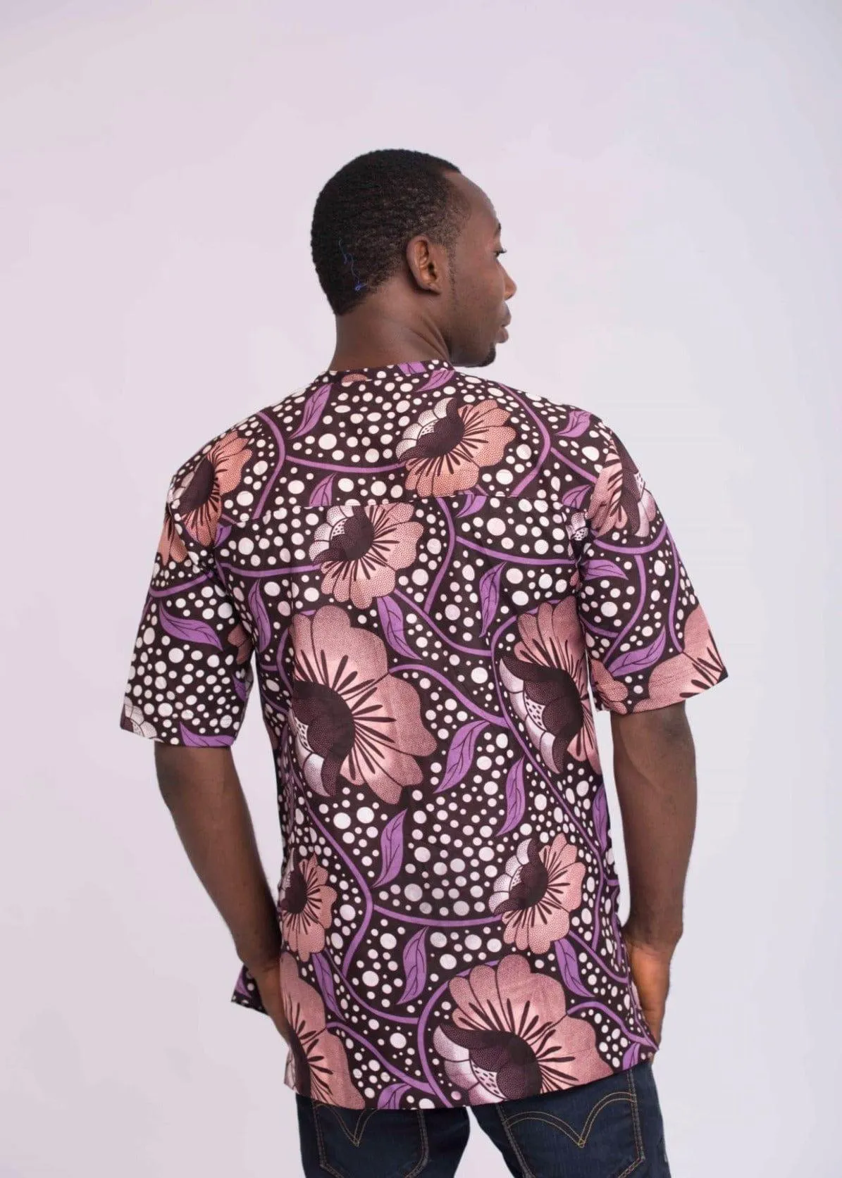 Ankara African Print Men's Tunic
