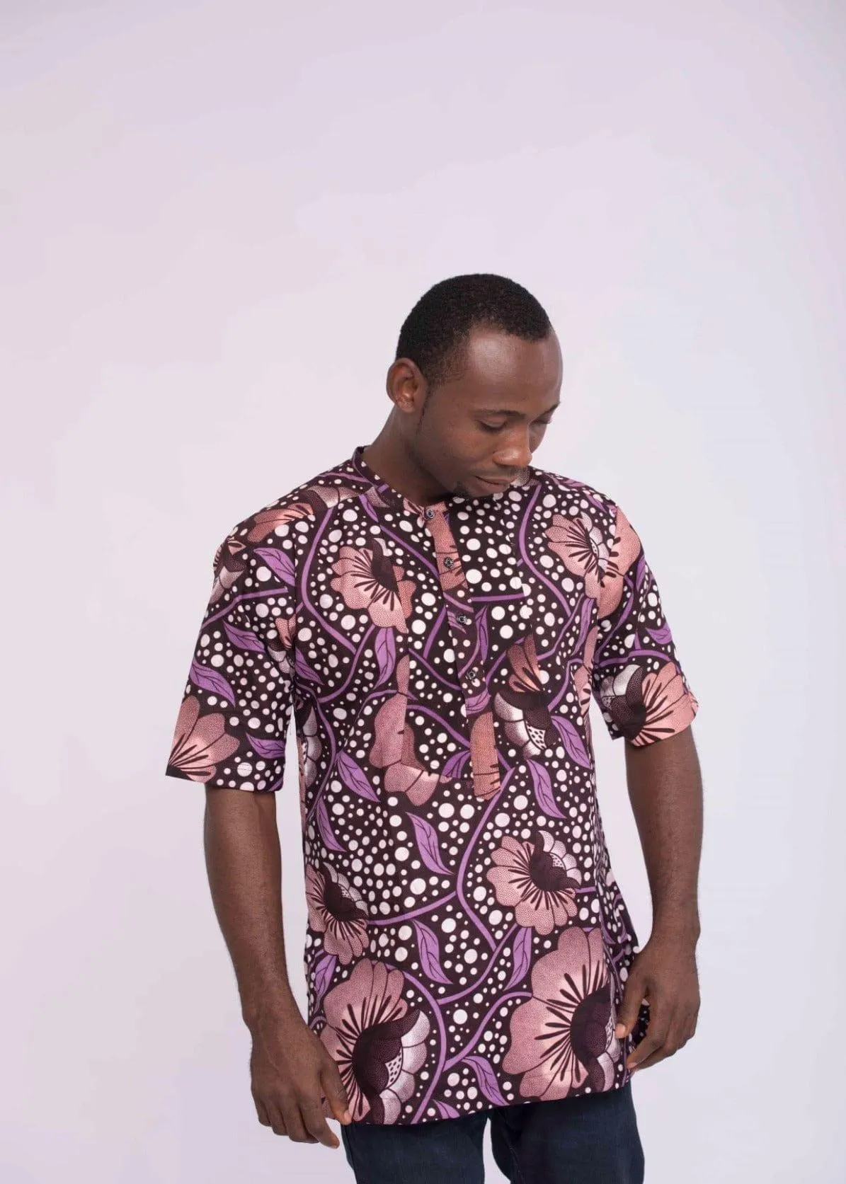 Ankara African Print Men's Tunic
