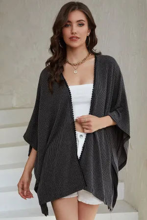 *APP EXCLUSIVE* Open Front Dolman Sleeve Cardigan
