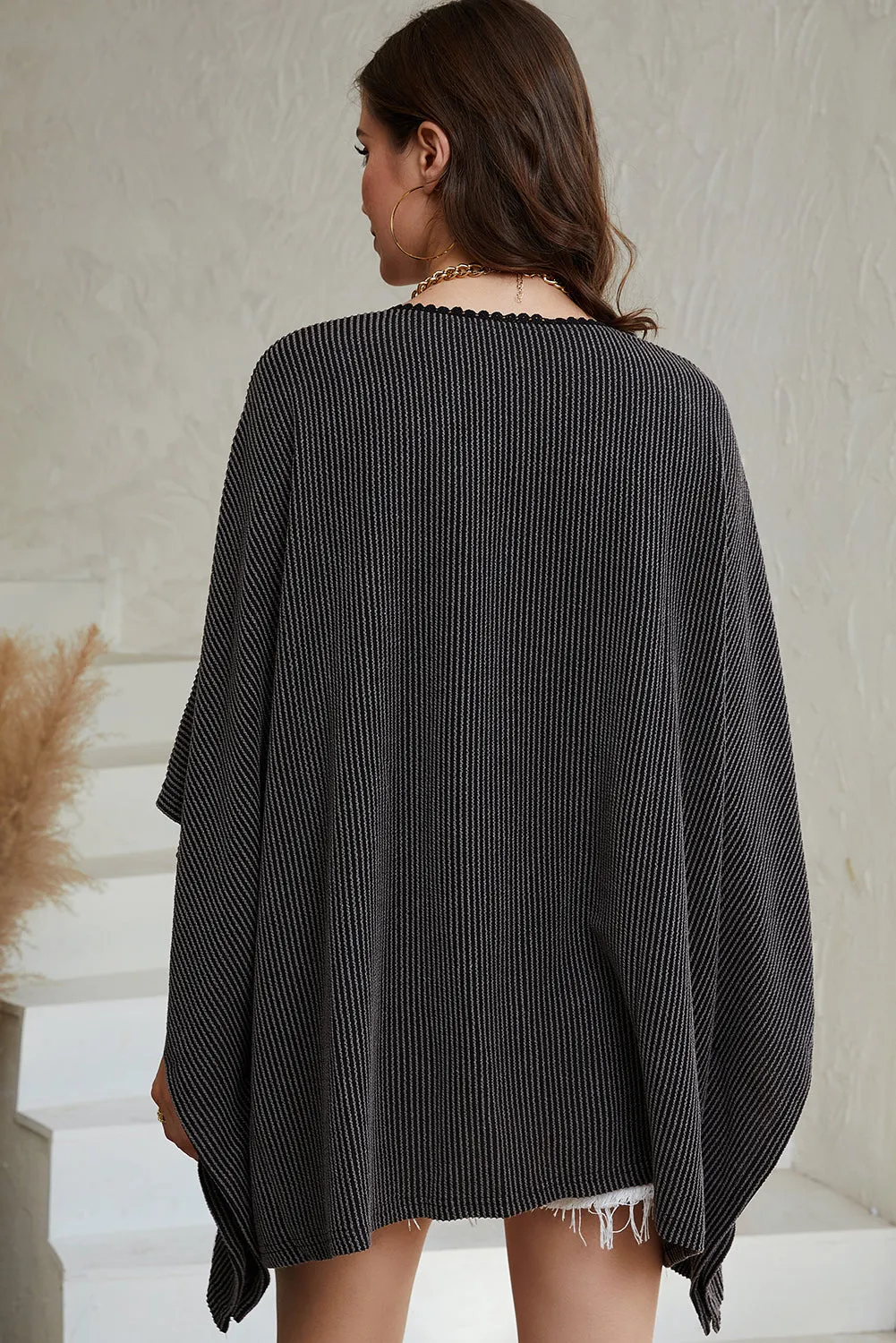 *APP EXCLUSIVE* Open Front Dolman Sleeve Cardigan