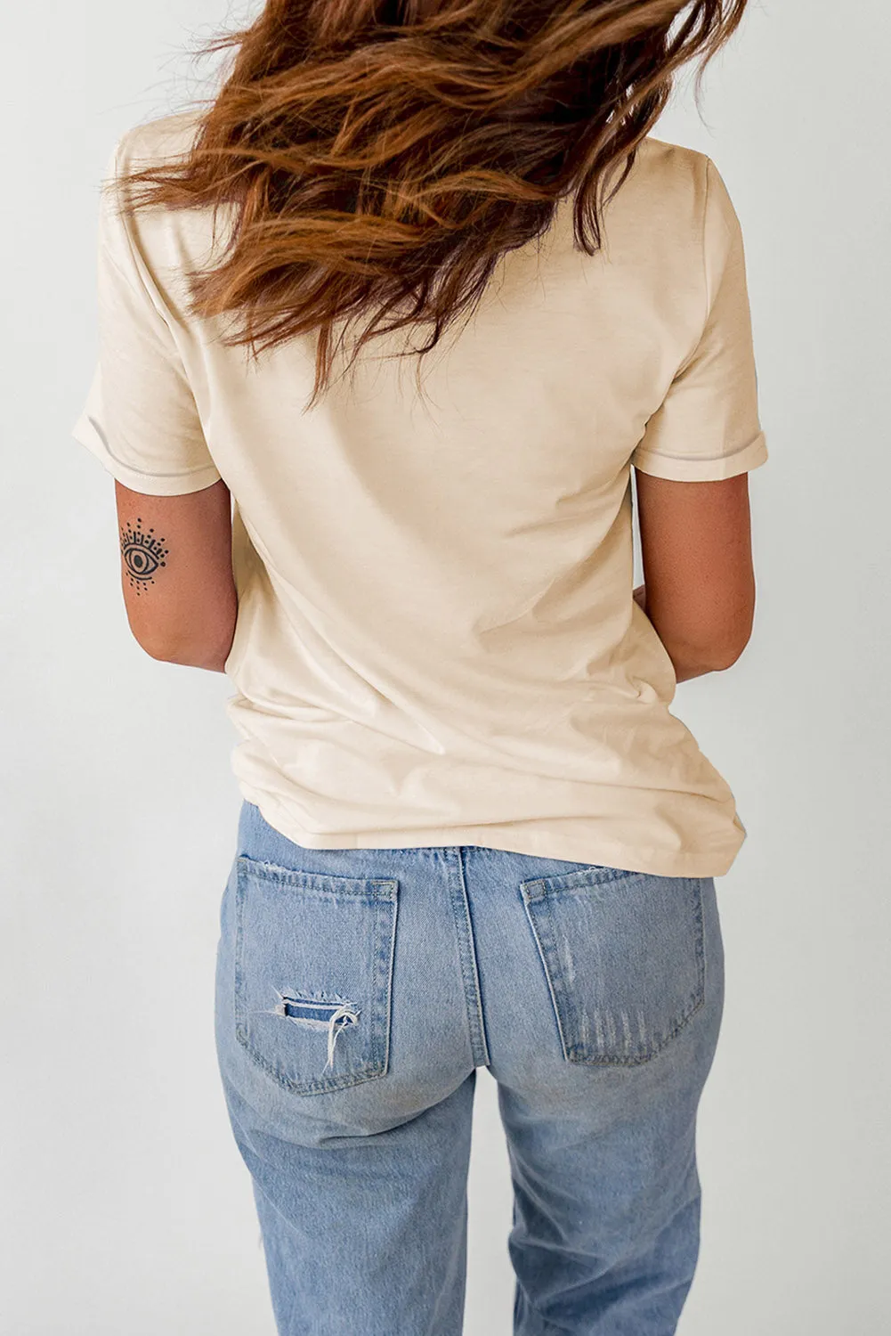*APP EXCLUSIVE* Pumpkin Floral Cuffed T-Shirt