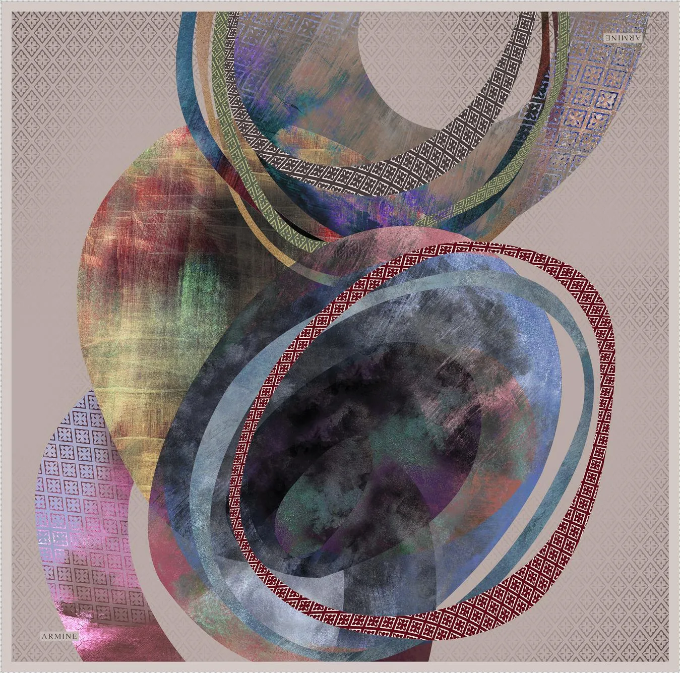Armine Yuna Luxury Silk Scarf No. 32