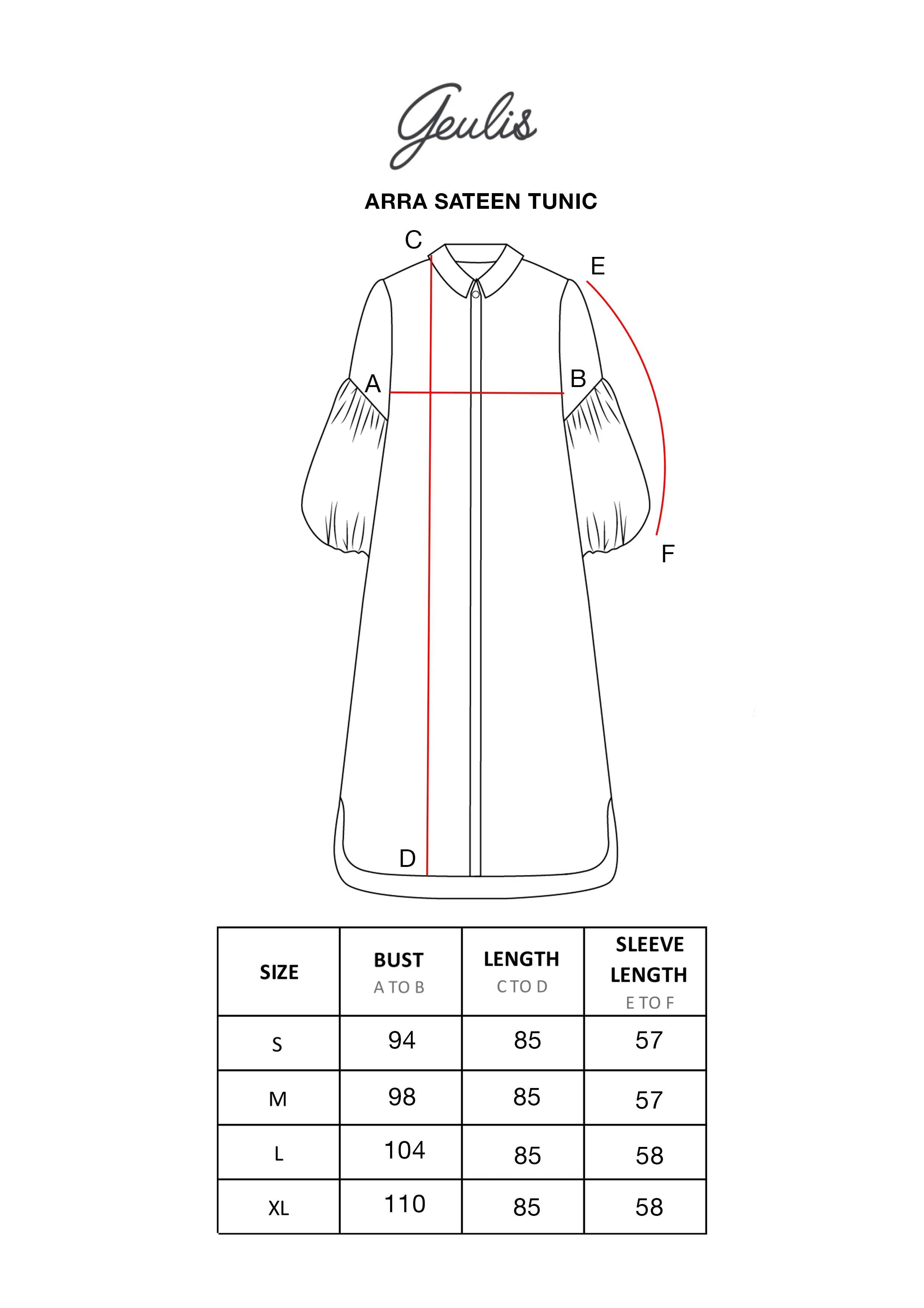 ARRA SATEEN TUNIC