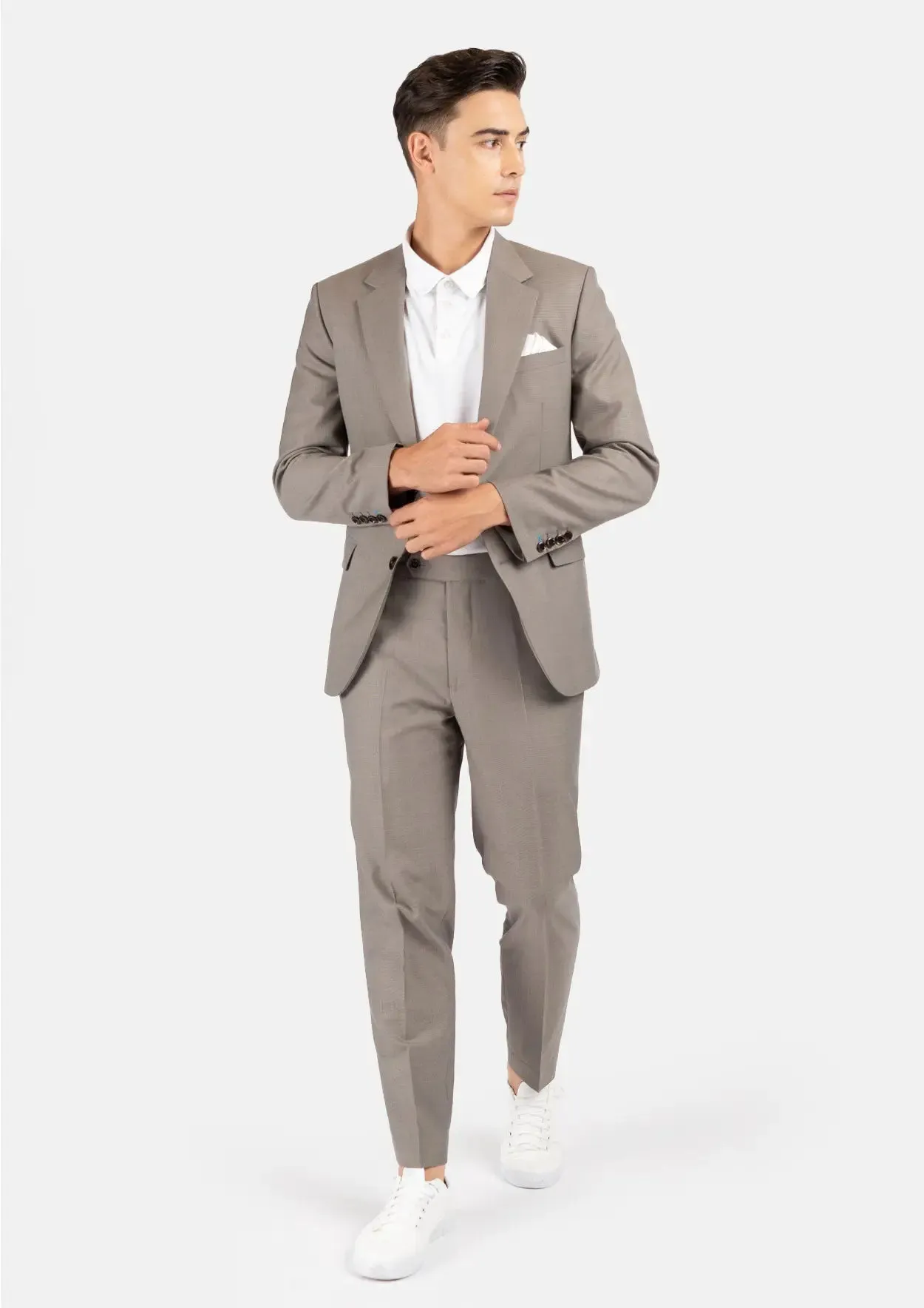 Astor Dorian Grey Sharkskin Suit