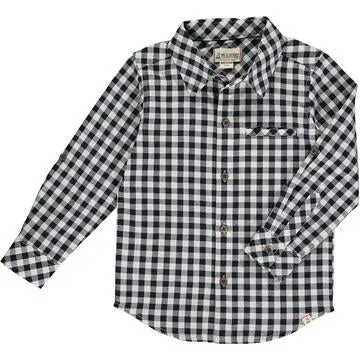 ATWOOD BLACK/WHITE PLAID SHIRT