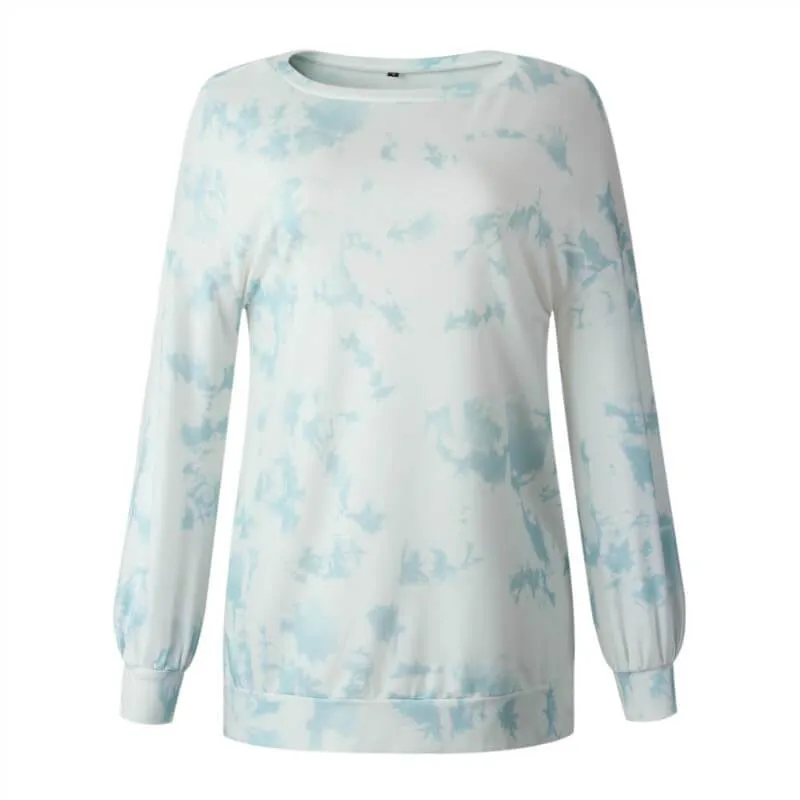 Autumn Printed Slits Top