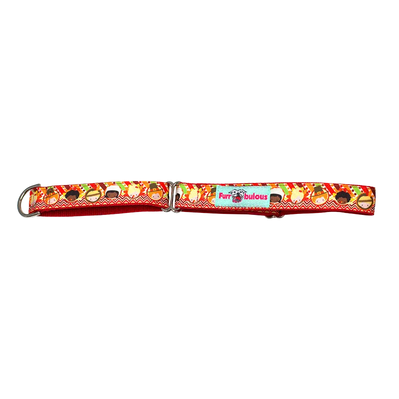 Autumn Seasonal Martingale 1" Dog Collar