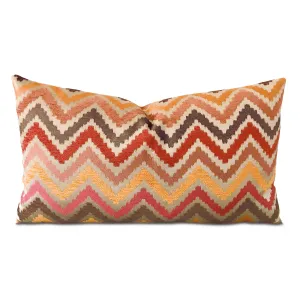 Autumn Tone Lumbar Pillow Cover 15x26