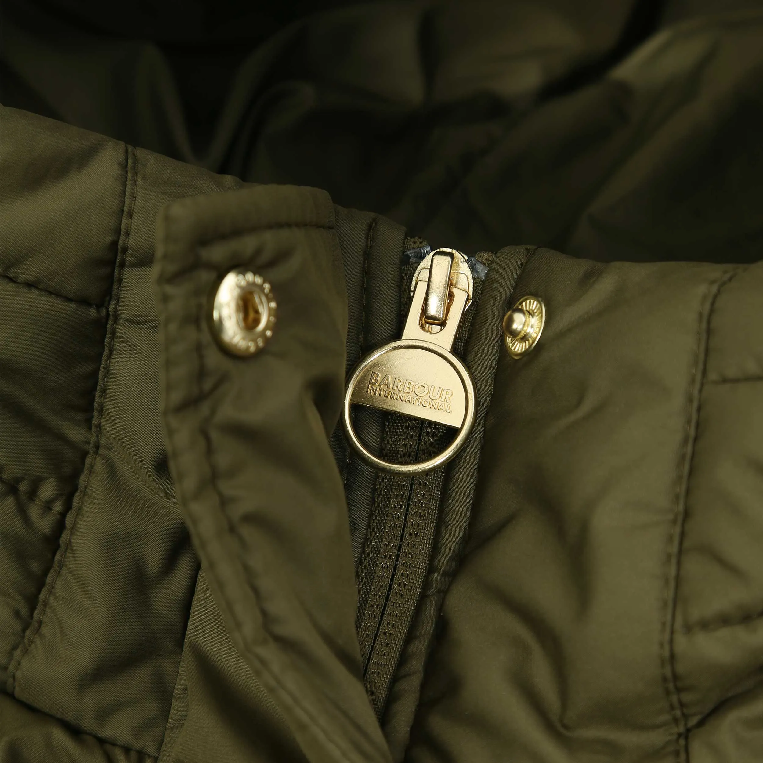 Barbour Greyson Ladies Quilted Gilet in Empire Green