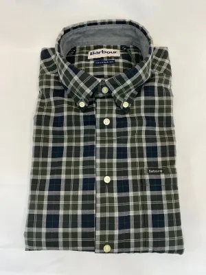 BARBOUR OBAN COTTON SHIRT IN PINE TARTAN