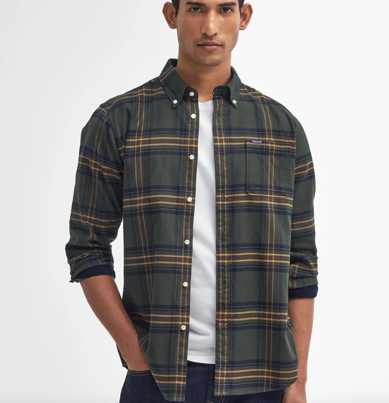 Barbour Portdown Tailored Shirt Olive