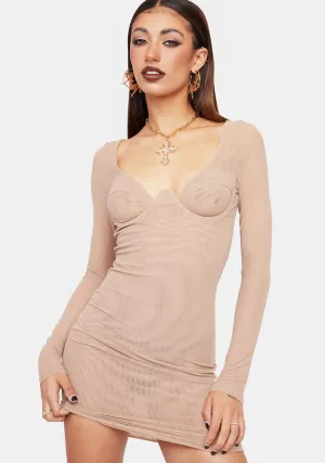 Bare Not Fade Away Bodycon Dress