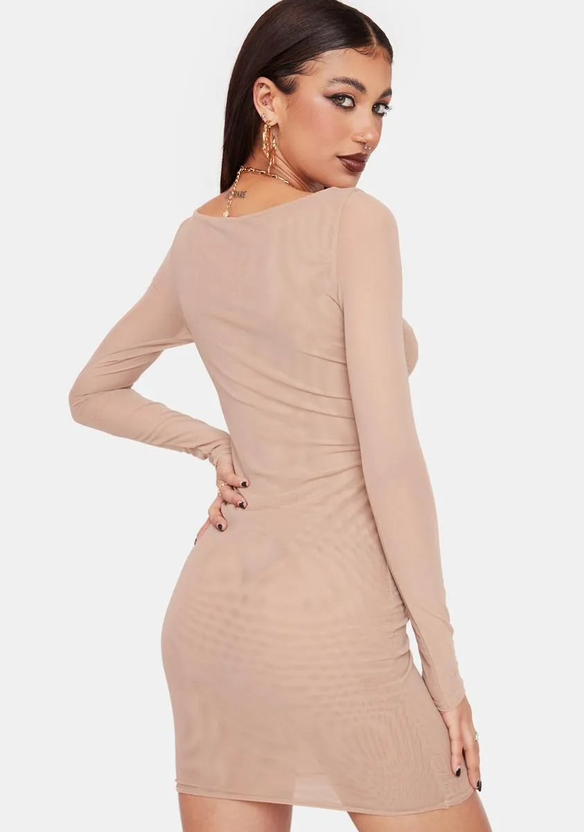 Bare Not Fade Away Bodycon Dress