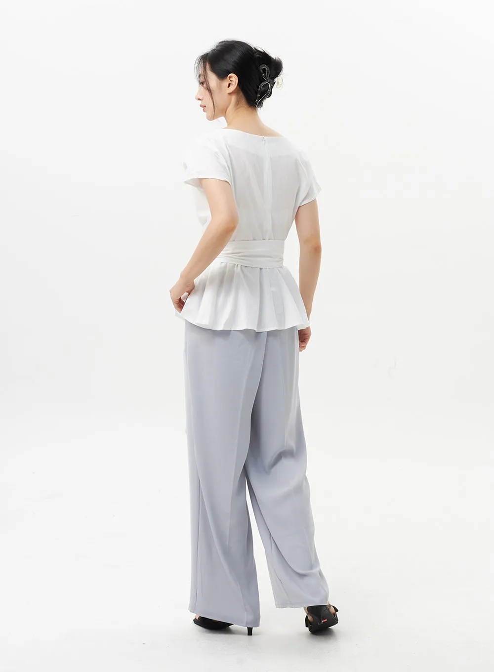 Basic Wide Tailored Pants OL313