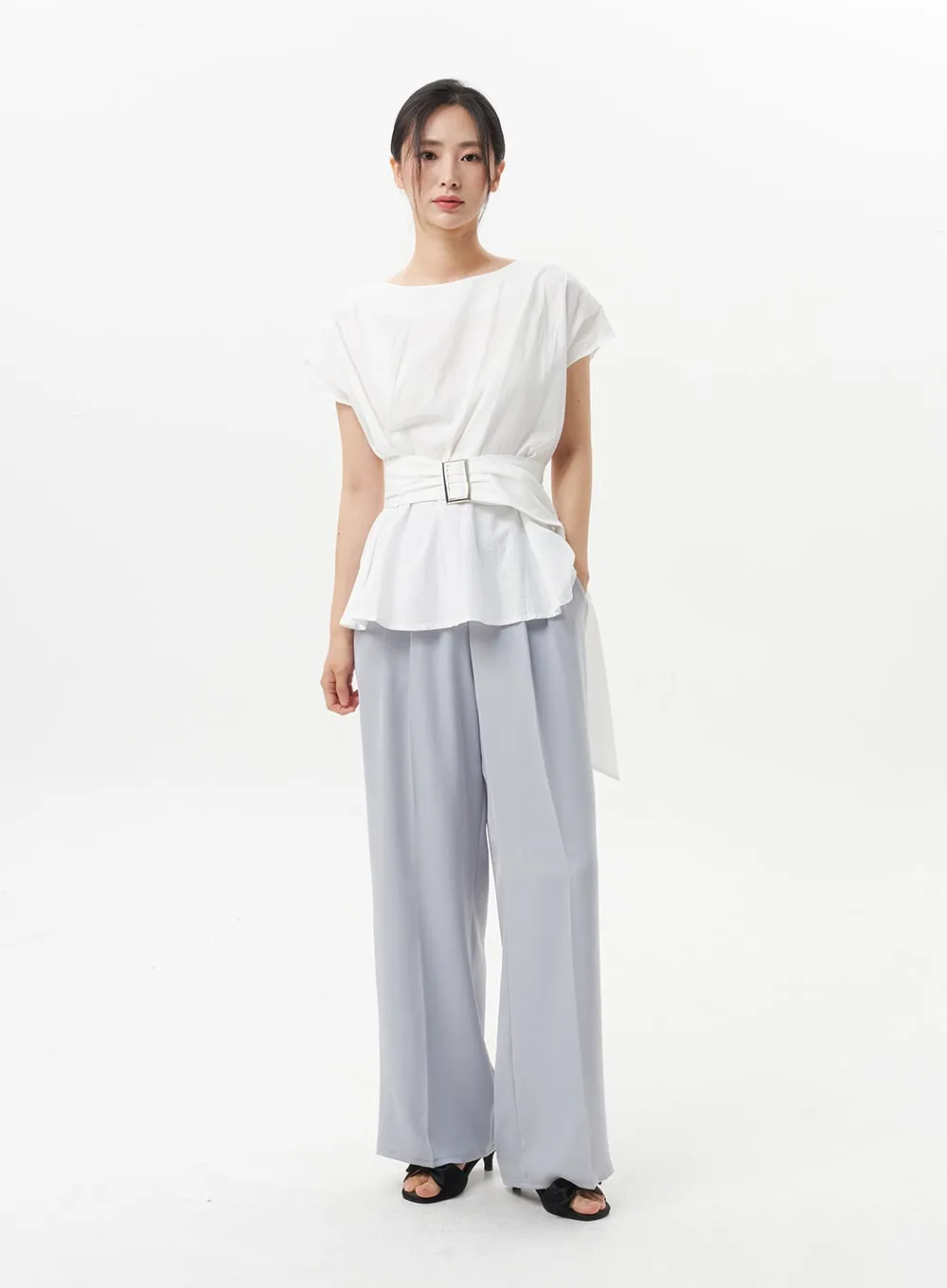 Basic Wide Tailored Pants OL313