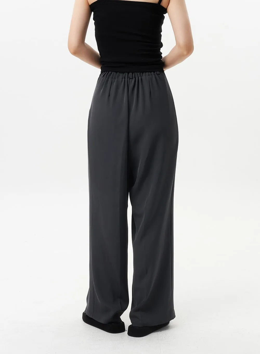 Basic Wide Tailored Pants OL313