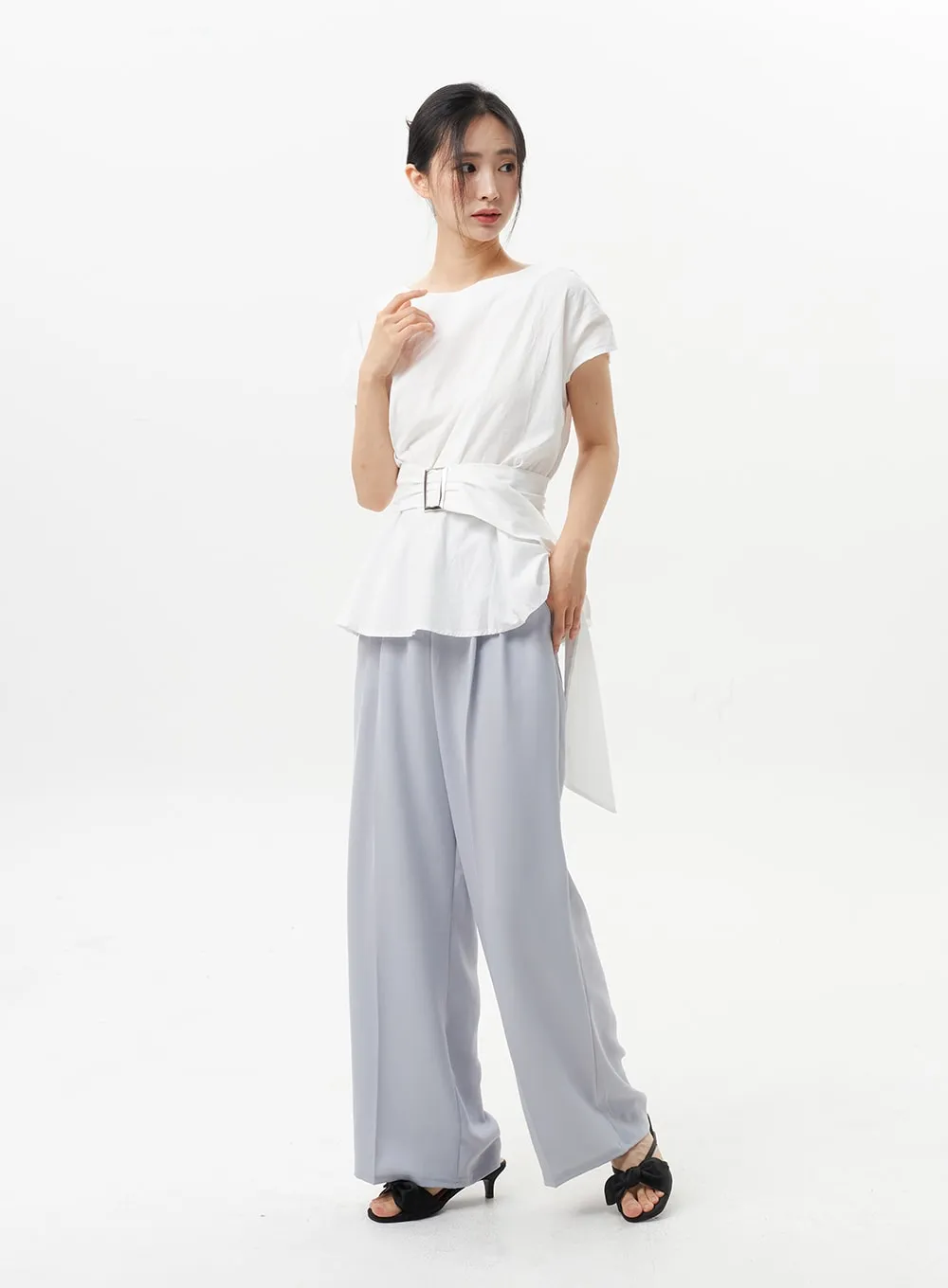 Basic Wide Tailored Pants OL313