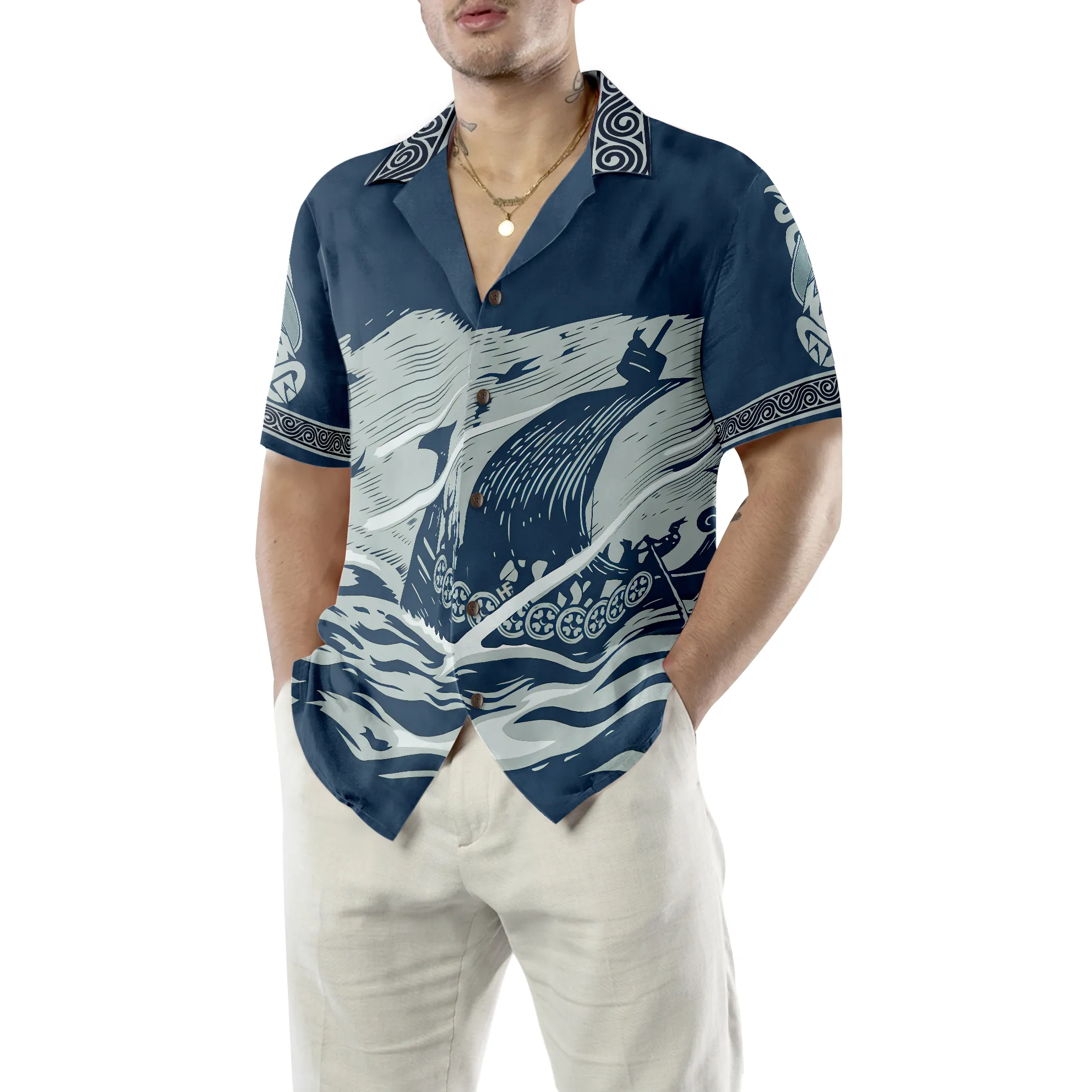 Berserker Personalized Name Custom Hawaiian Shirt