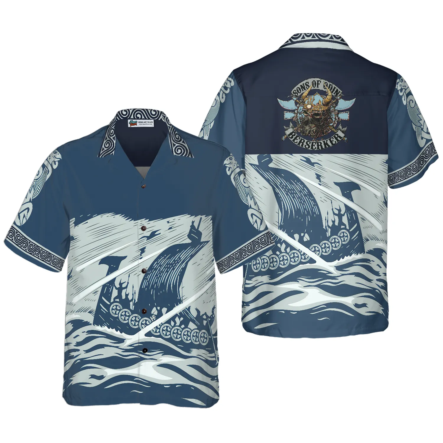 Berserker Personalized Name Custom Hawaiian Shirt