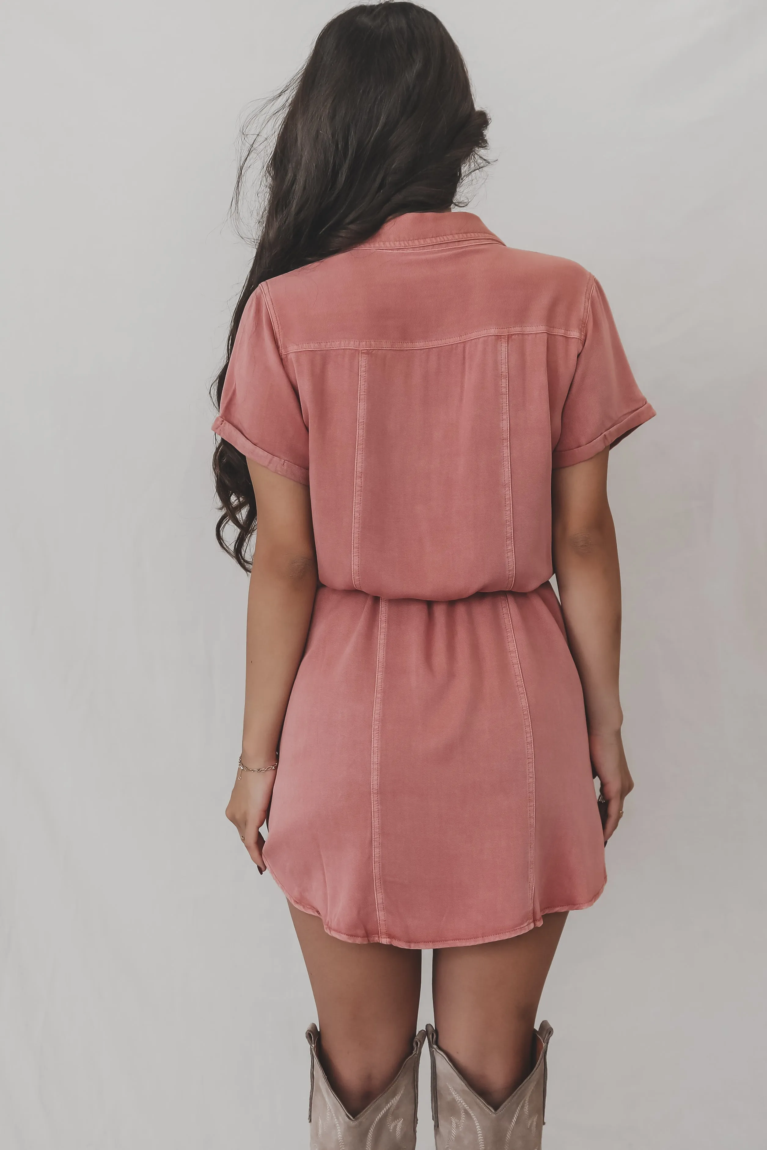 Better Than Before Button Up Short Sleeve Dress