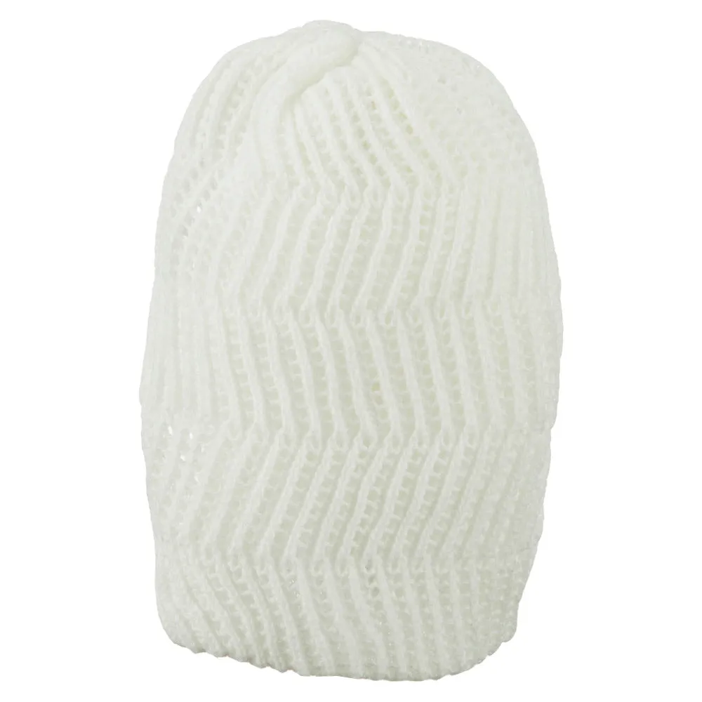 Big Size Zig Zag Vintage Reversible Beanie