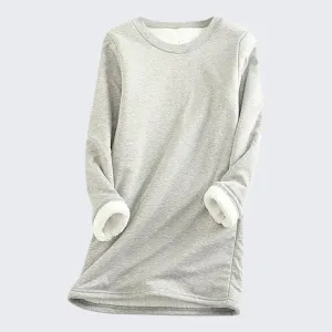 Birthe Cozy Fleece-Lined Tunic - Fall & Winter Collection 2024