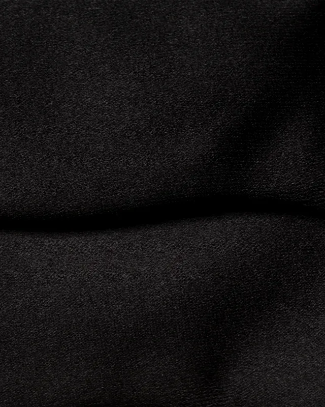 BLACK SILK BOW TIE