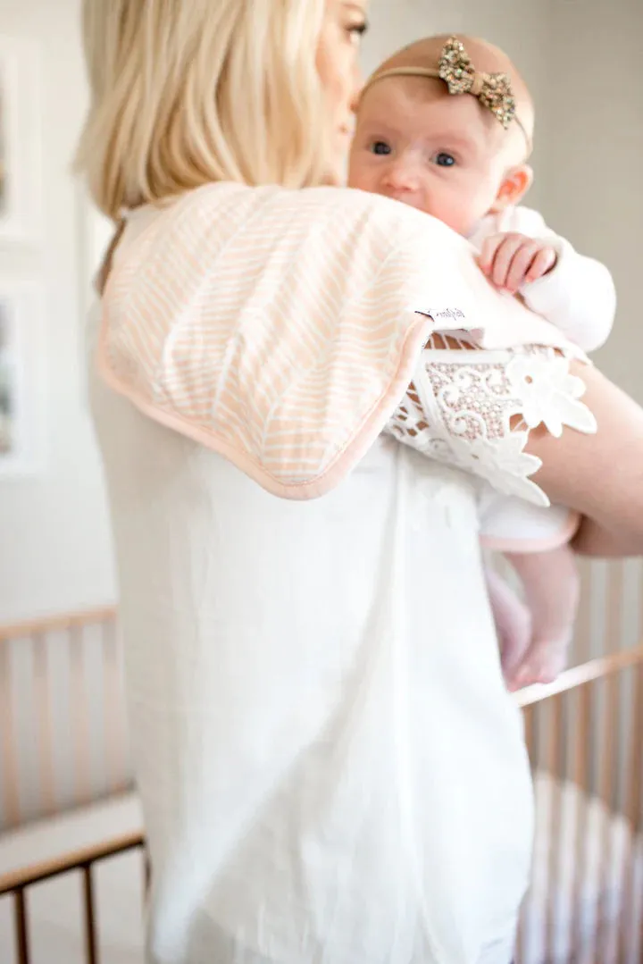 Blush Burp Cloth Set