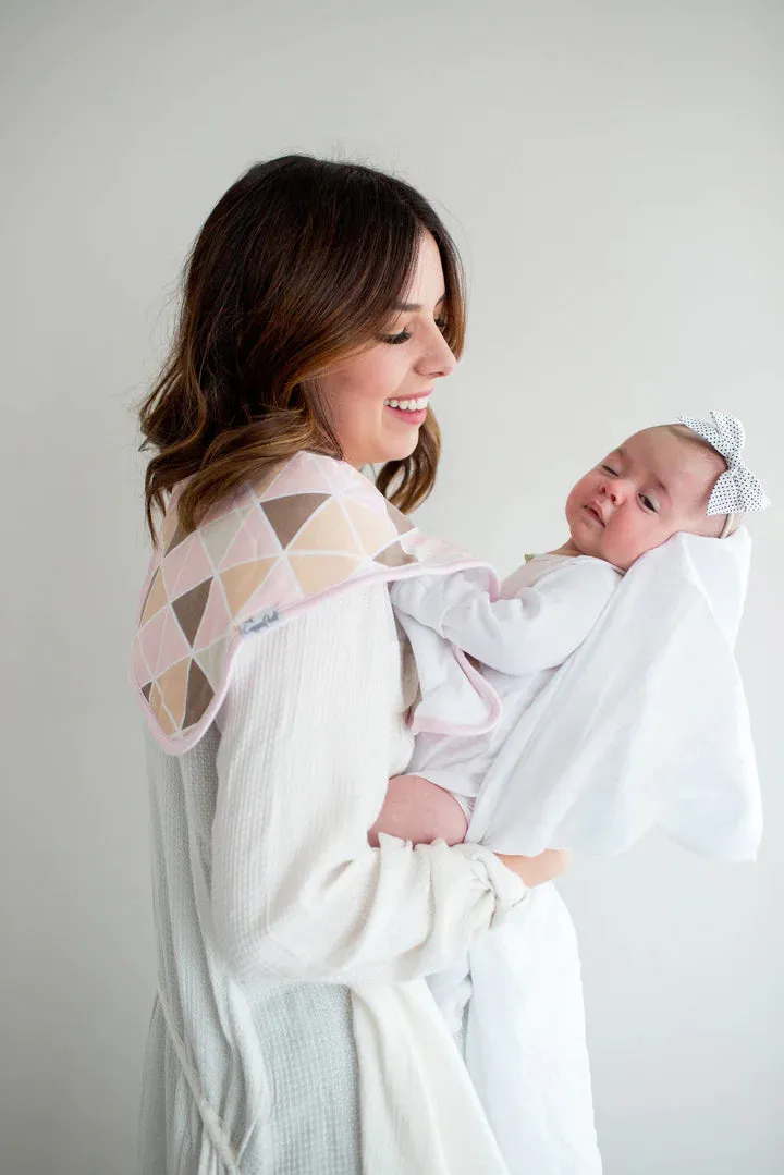 Blush Burp Cloth Set